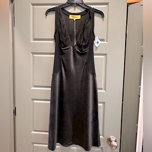 Catherine Malandrino sleeveless A line pull over silk dress Size 4